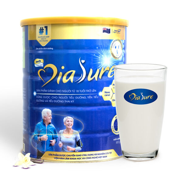 Sữa Diasure dinh dưỡng tuyệt vời dành cho người bệnh tiểu đường