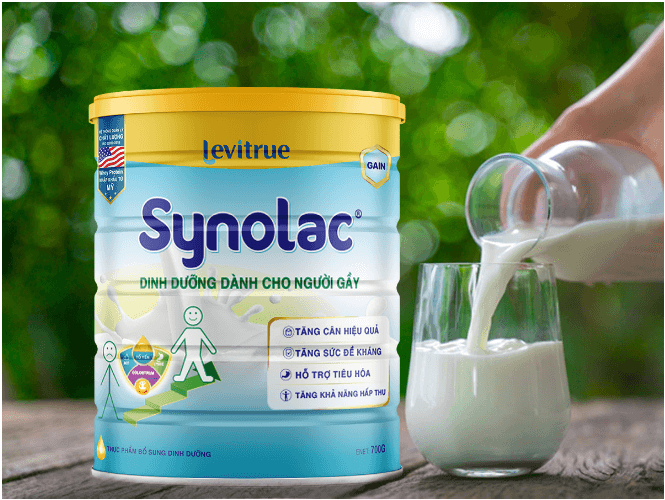 Sữa synolac gain dinh dưỡng dành cho người gầy tăng cân nhanh