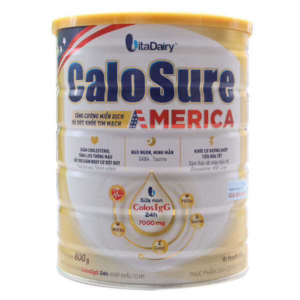 Sữa Calosure american 800g