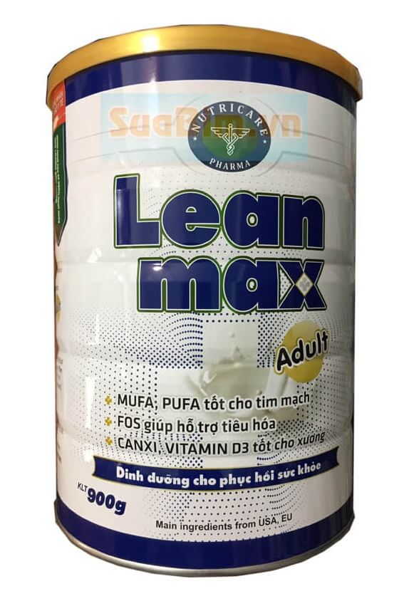Sữa lean max adult 900g